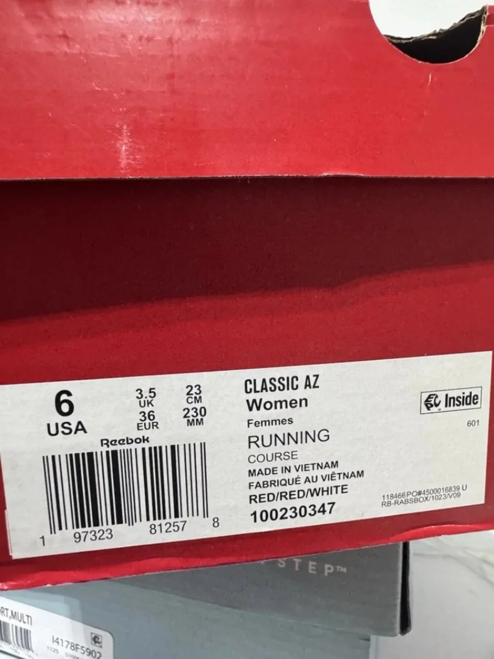 Reebok womens classic